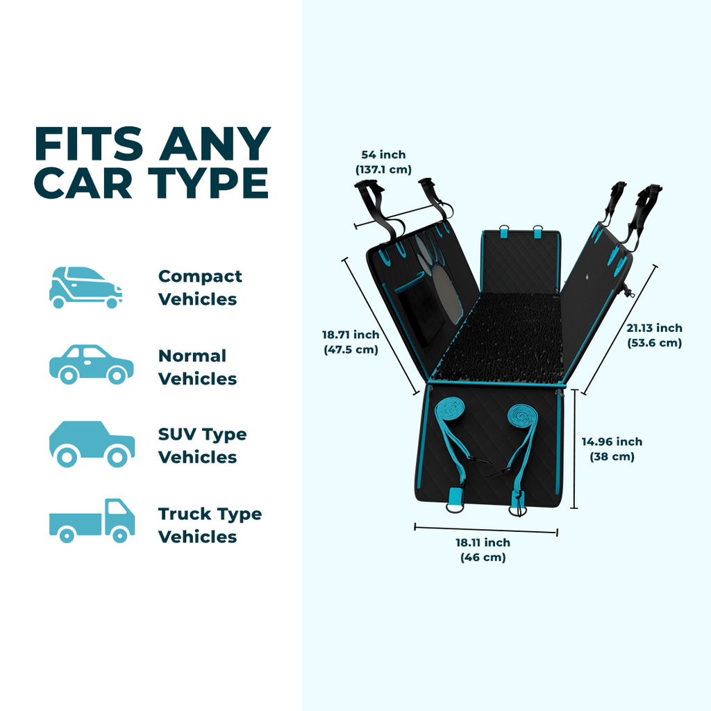 Cozy on the Move: How a Calming Car Protector Reduces Dog Car Anxiety