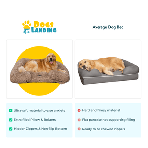 Dogslanding™ ||| Calming Sofa (Memory Foam)